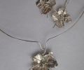 Silver-flower-necklace-and-earrings