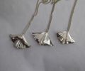 Silver-flower-pendants
