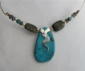 Necklace with Turquoise and Labradorite
