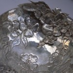 flower bowl - repousse and reticulation